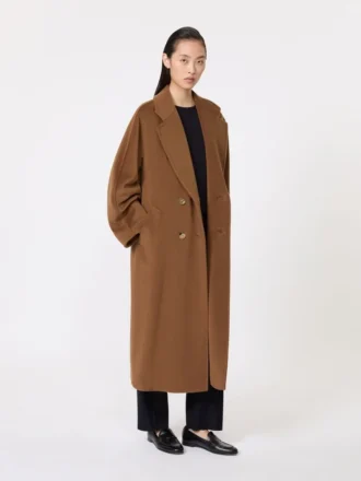 101801 Icon Coat、タバコ色