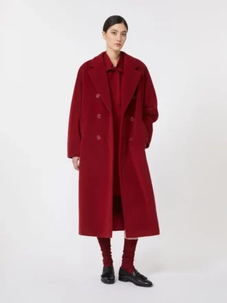 101801 Icon Coat、ダークレッド