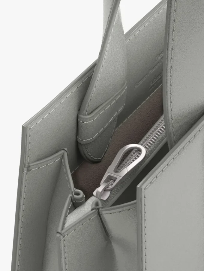 Max Mara ホイットニー・バッグ 3 – マイクロ、ライトグレー Max Mara ホイットニー・バッグ 3 – マイクロ、ライトグレー
