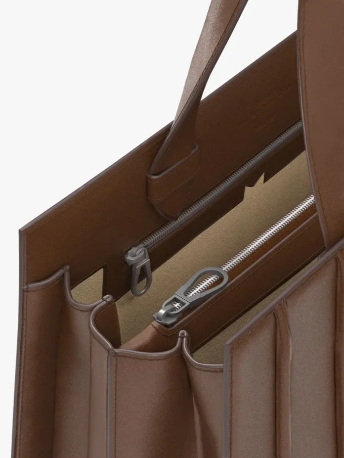 Max Mara ホイットニーバッグ7 – ラージ、アンバーブラウン Max Mara ホイットニーバッグ7 – ラージ、アンバーブラウン