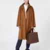 Max Mara ホイットニーバッグ7 – ラージ、アンバーブラウン Max Mara ホイットニーバッグ7 – ラージ、アンバーブラウン