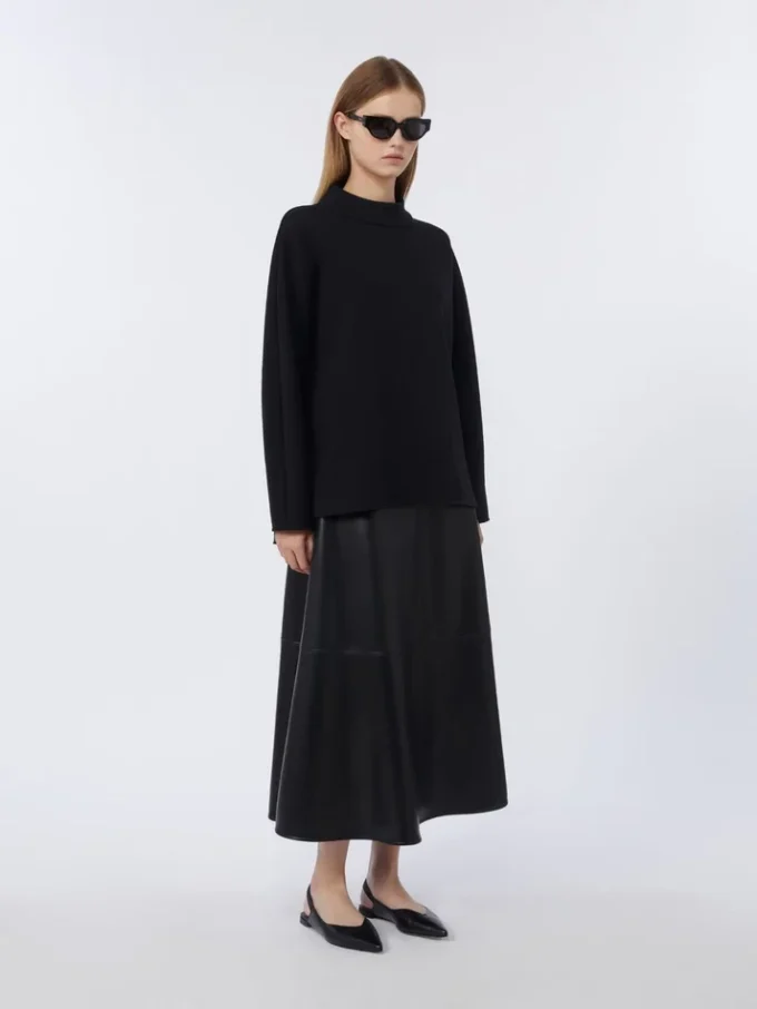 スカバジャージーTシャツ、ブラック