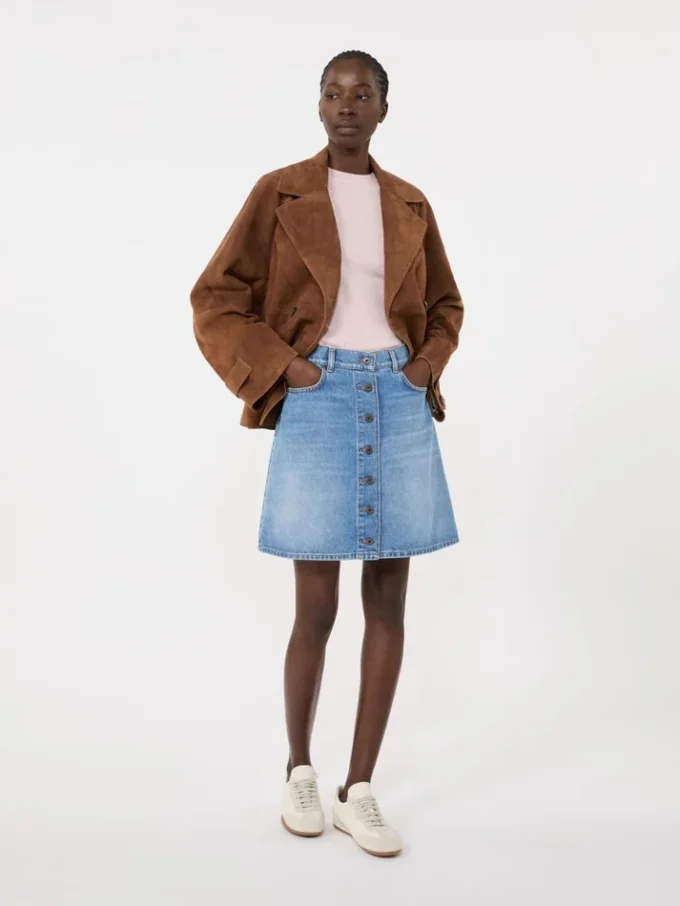 ウール&カシミアのベーシックセーター、ピンク ウール&カシミアのベーシックセーター、ピンク