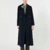 コットン製クルーネックセーター、ネイビー