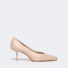 ナッパレザーのパンプス、ピンク ナッパレザーのパンプス、ピンク
