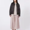 ロングタフタスカート、アンティークローズ