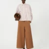 ウール&カシミアのパンツ、ミディアムグレー ウール&カシミアのパンツ、ミディアムグレー