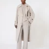 ウールとカシミアのカーディガン、ベージュ ウールとカシミアのカーディガン、ベージュ