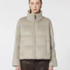 撥水加工キャンバスとキャメルダウンのジャケット、サンド 撥水加工キャンバスとキャメルダウンのジャケット、サンド