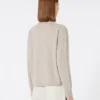 ボックスフィットのウール&カシミアセーター、ベージュ ボックスフィットのウール&カシミアセーター、ベージュ