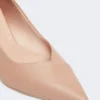 ナッパレザー製パンプス、パウダーカラー ナッパレザー製パンプス、パウダーカラー