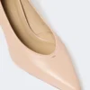 ナッパレザーのパンプス、ピンク ナッパレザーのパンプス、ピンク
