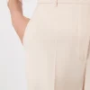 ウールクレープのパンツ、ピンク ウールクレープのパンツ、ピンク