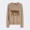 インレイディテールのカシミアセーター、タートルドブ