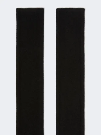 Pure Wool生地のベルト、ブラック