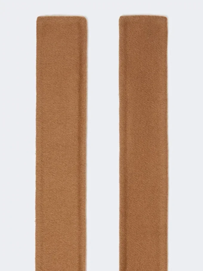 Pure Wool生地のベルト、キャメル Pure Wool生地のベルト、キャメル