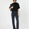 コットンTシャツ、ブラック コットンTシャツ、ブラック