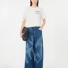 グラフィックプリント入りコットンTシャツ、ホワイト グラフィックプリント入りコットンTシャツ、ホワイト
