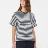 コットン製ベーシックTシャツ、エクリュ コットン製ベーシックTシャツ、エクリュ