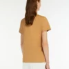 コットンジャージーTシャツ、キャメル