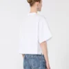 コットンTシャツ、オプティカルホワイト コットンTシャツ、オプティカルホワイト
