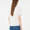グラフィックプリント入りコットンTシャツ、ホワイト グラフィックプリント入りコットンTシャツ、ホワイト