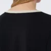 ベーシックなジャージーTシャツ、ブラック