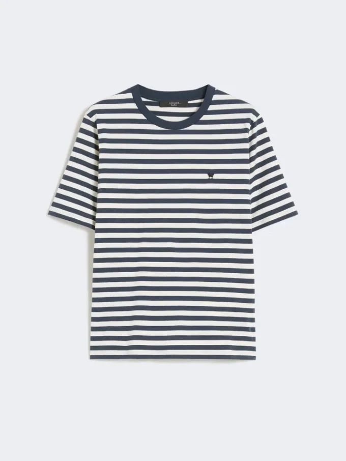 コットン製ベーシックTシャツ、エクリュ コットン製ベーシックTシャツ、エクリュ