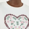 グラフィックプリント入りコットンTシャツ、ホワイト グラフィックプリント入りコットンTシャツ、ホワイト