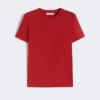 コットンTシャツ、レッド