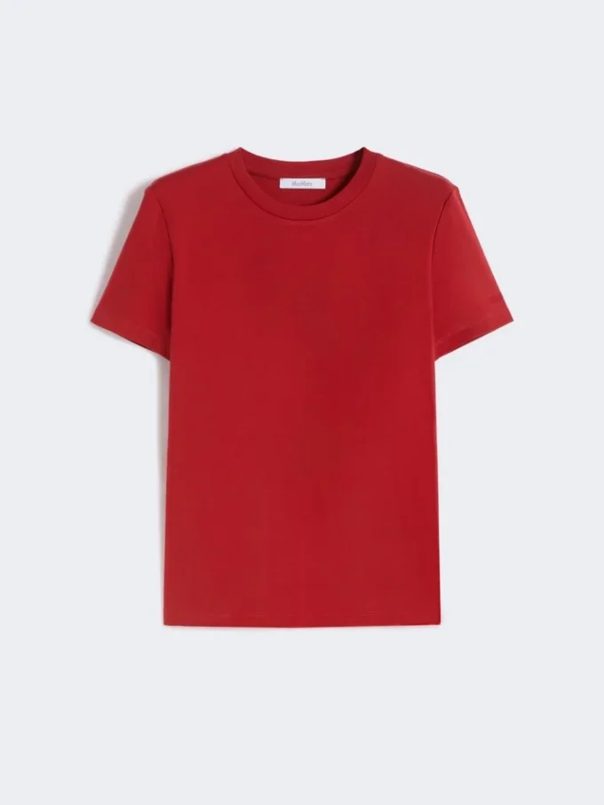 コットンTシャツ、レッド