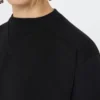 コットンTシャツ、ブラック コットンTシャツ、ブラック