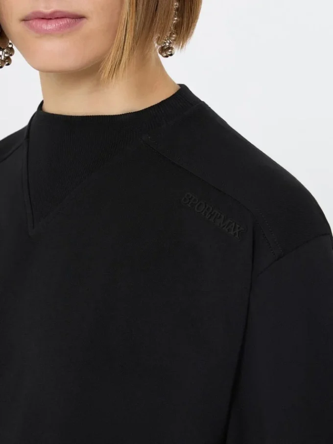 コットンTシャツ、ブラック コットンTシャツ、ブラック