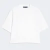 コットンTシャツ、オプティカルホワイト コットンTシャツ、オプティカルホワイト