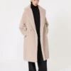 アルパカとウール製のTeddy Bear Icon Coat、ベージュ