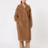 Teddy Bear Icon Coat、キャメル