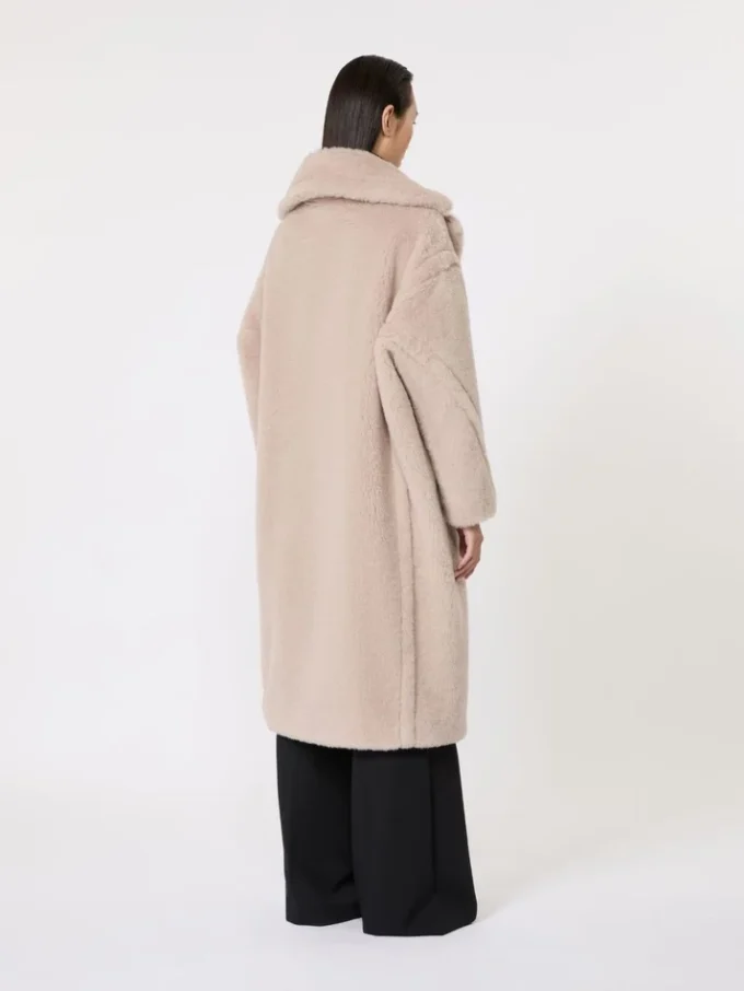 アルパカとウール製のTeddy Bear Icon Coat、ベージュ