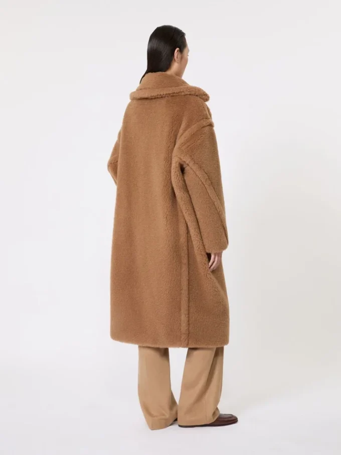 Teddy Bear Icon Coat、キャメル