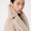 アルパカとウール製のTeddy Bear Icon Coat、ベージュ