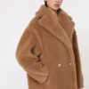 Teddy Bear Icon Coat、キャメル