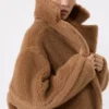 Teddy Bear Icon Coat、キャメル