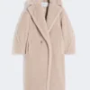 アルパカとウール製のTeddy Bear Icon Coat、ベージュ