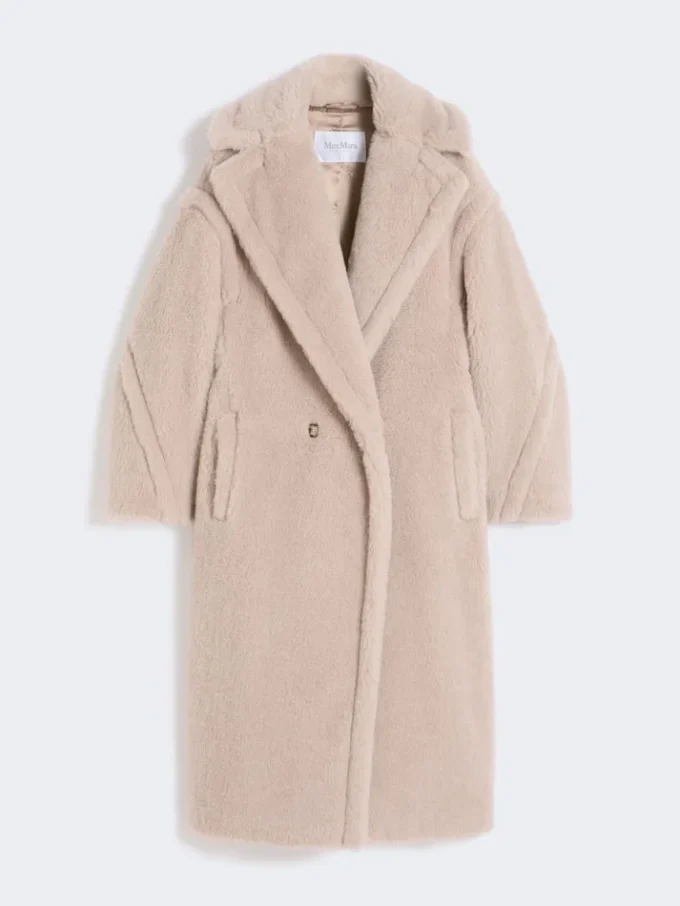 アルパカとウール製のTeddy Bear Icon Coat、ベージュ