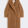Teddy Bear Icon Coat、キャメル