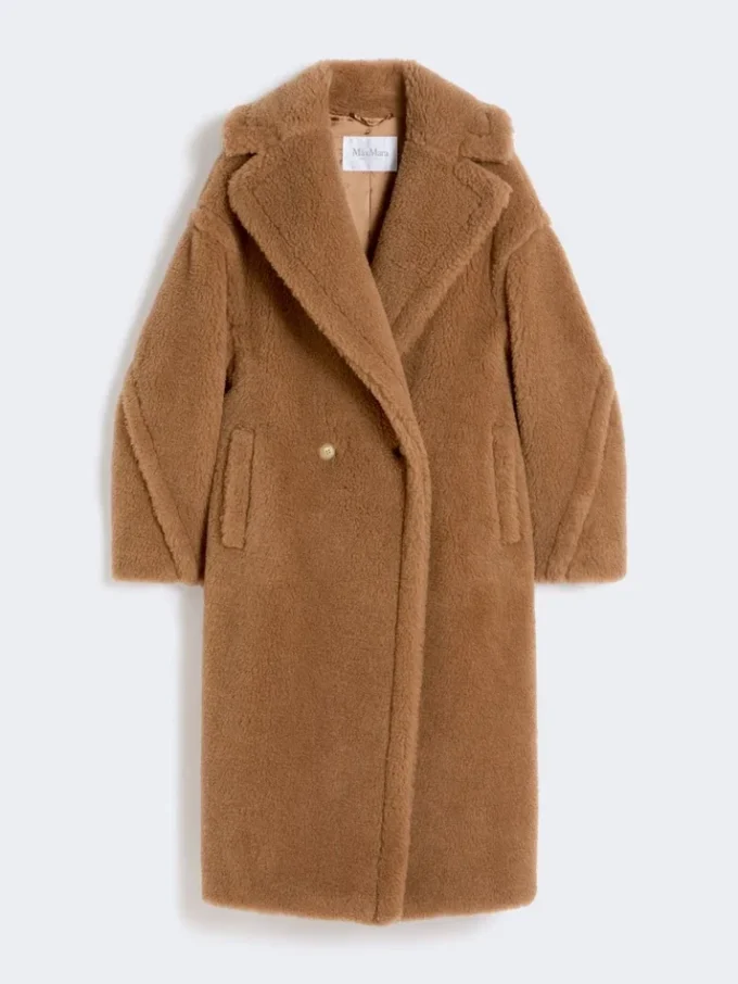 Teddy Bear Icon Coat、キャメル